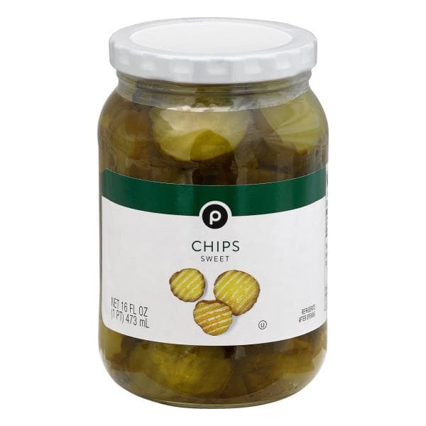 Publix Pickles, Sweet, Chips