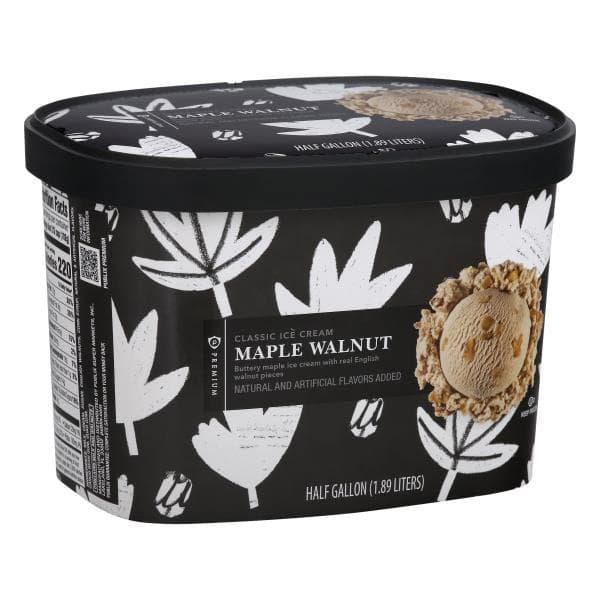 Publix Premium Ice Cream, Maple Walnut, Classic