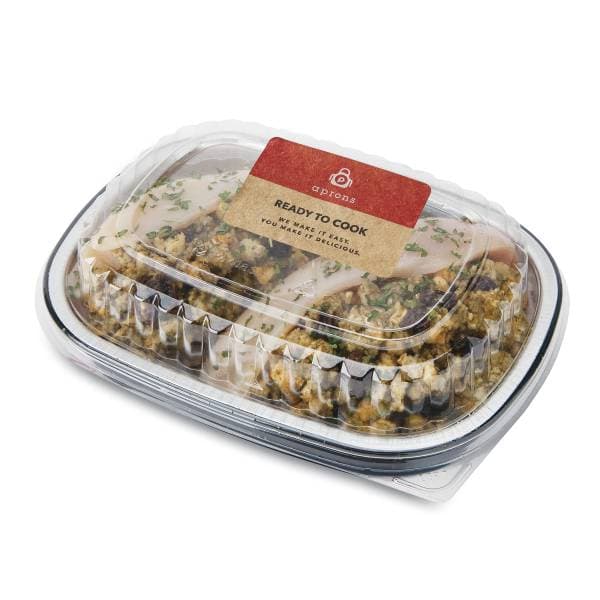 Aprons Boneless Chicken Breast Fillet, Stuffed With Apples And Raisins