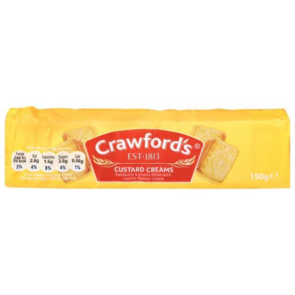 Crawfords Sandwich Biscuits, Custard Creams