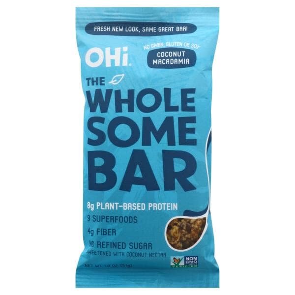 Ohi Wholesome Bar, Coconut Macadamia