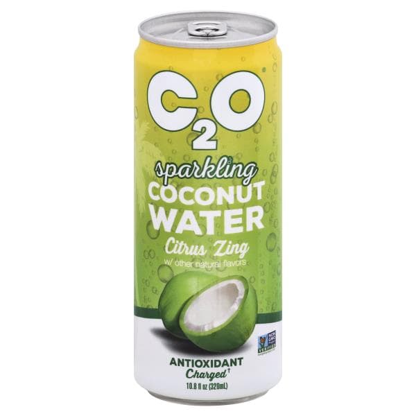 C2O Coconut Water, Sparkling, Citrus Zing