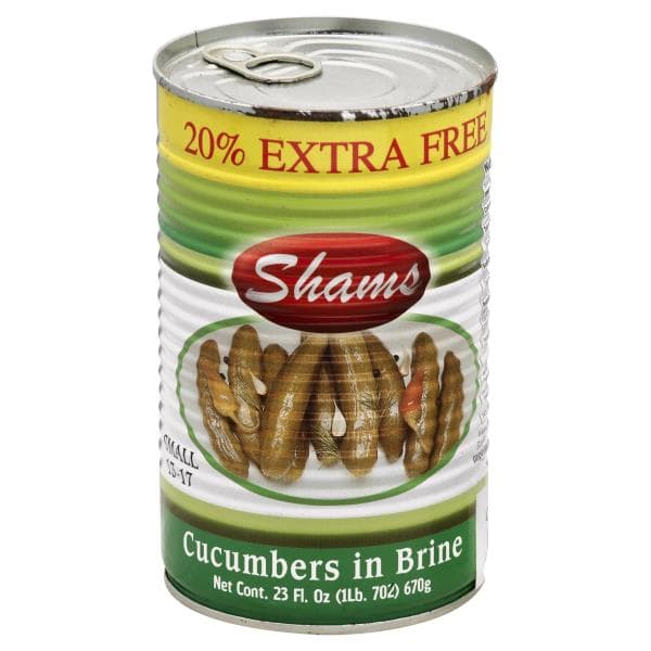 Shams Cucumbers, In Brine, Small