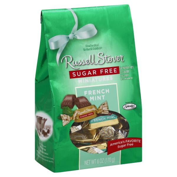 Russell Stover Miniatures, Sugar Free, French Mint