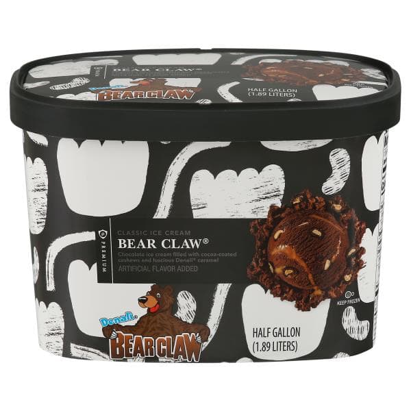 Publix Premium Denali Ice Cream, Bear Claw, Classic