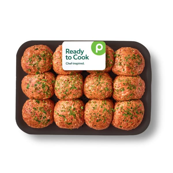 Aprons Seasoned Meatballs, Ready To Cook