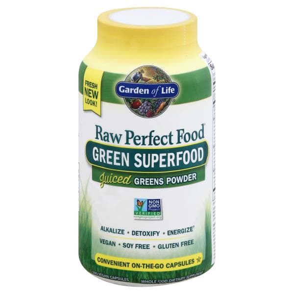 Garden Of Life Raw Organic Perfect Food Green Superfood Capsules