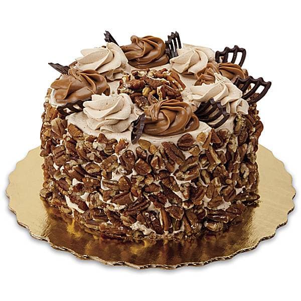 Caramel Pecan Crunch Cake
