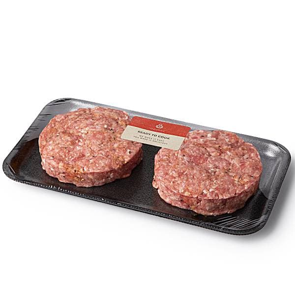 Aprons Gourmet Bacon Sirloin Burger, Prepared In-Store