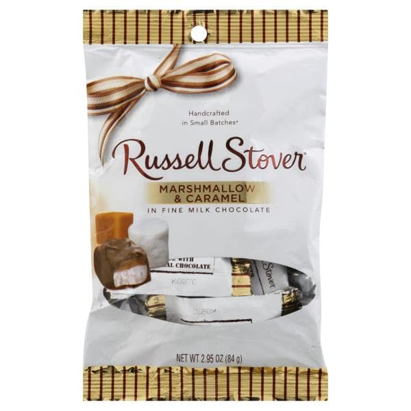 Russell Stover Marshmallow & Caramel, In Fine Milk Chocolate