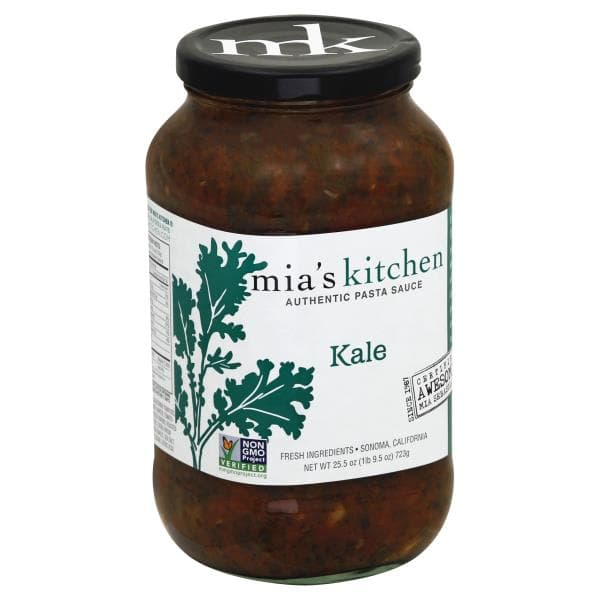 Mias Kitchen Pasta Sauce, Authentic, Kale