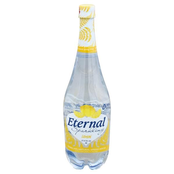 Eternal Sparkling Spring Water, Natural, Lemon, Sparkling