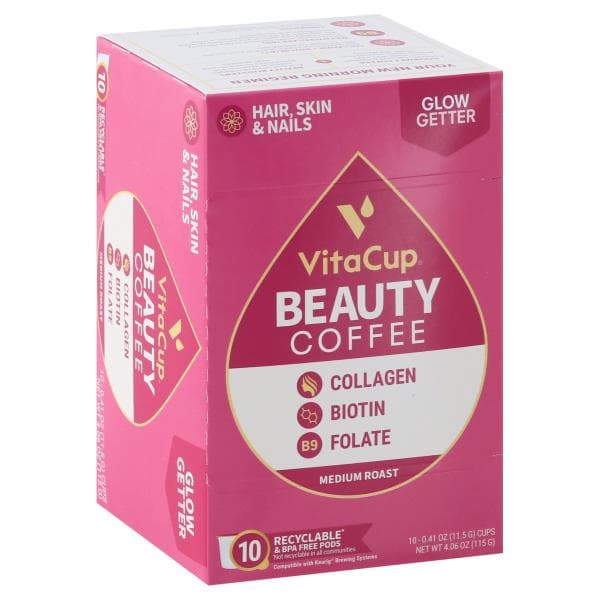 Vitacup Coffee, Medium Roast, Beauty
