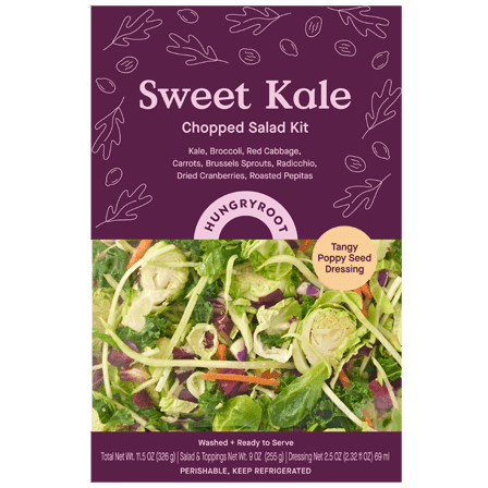 Hungryroot Sweet Kale Chopped Salad Kit With Tangy Poppy Seed Dressing