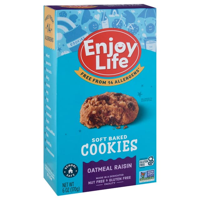 Is it Soy Free? Enjoy Life Soft Baked Oatmeal Raisin Cookies