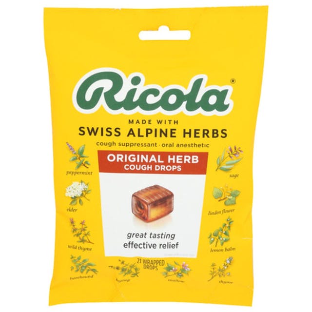 Is it Gelatin Free? Ricola Cough Throat Drops Herbal Original