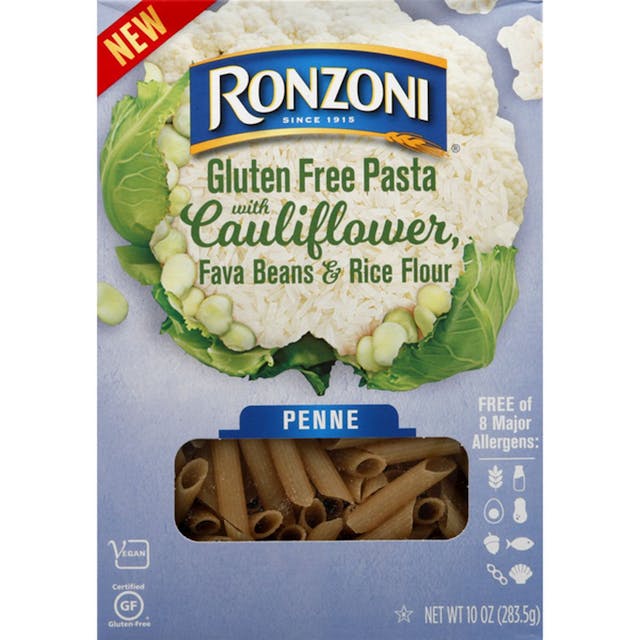 Is it Gluten Free? Ronzoni Pasta, With Cauliflower, Fava Beans & Rice Flour, Penne