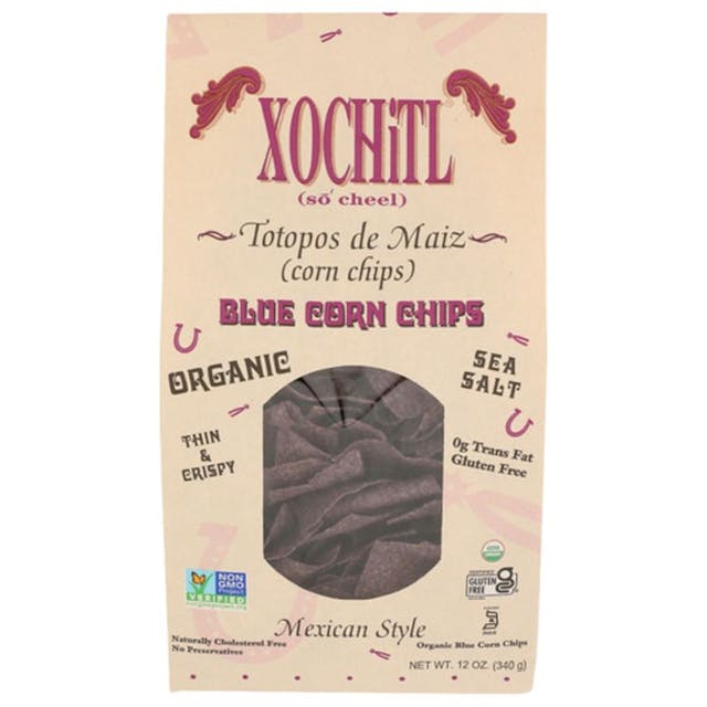 Is it Pescatarian? Xochitl Corn Chips Organic Mexican Style Blue Sea Salt