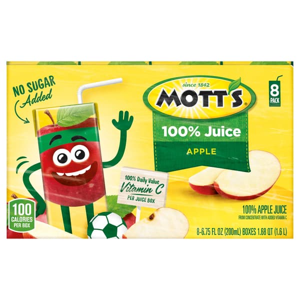 Mott'S 100% Apple White Grape Juice