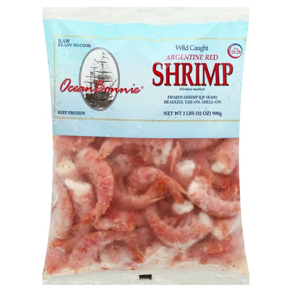 Ocean Bonnie Shrimp, Argentine Red, Size 21/B