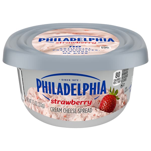Philadelphia, Cream Cheese Spread, Regular, Strawberry