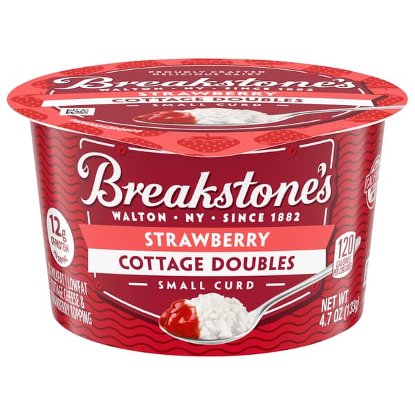 Breakstone Cottage Cheese Doubles Strawberry