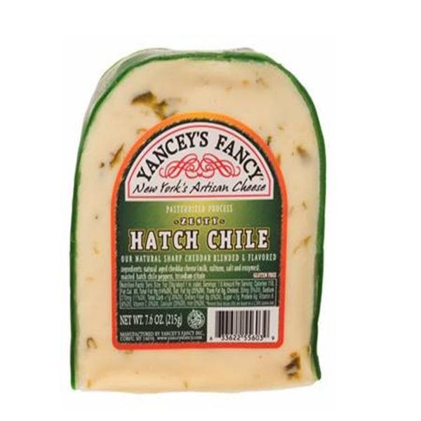 Yancey'S Fancy Hatch Chile Cheddar Wedge