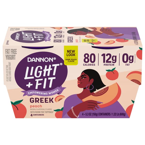 Dannon Light & Fit Greek Yogurt Peach