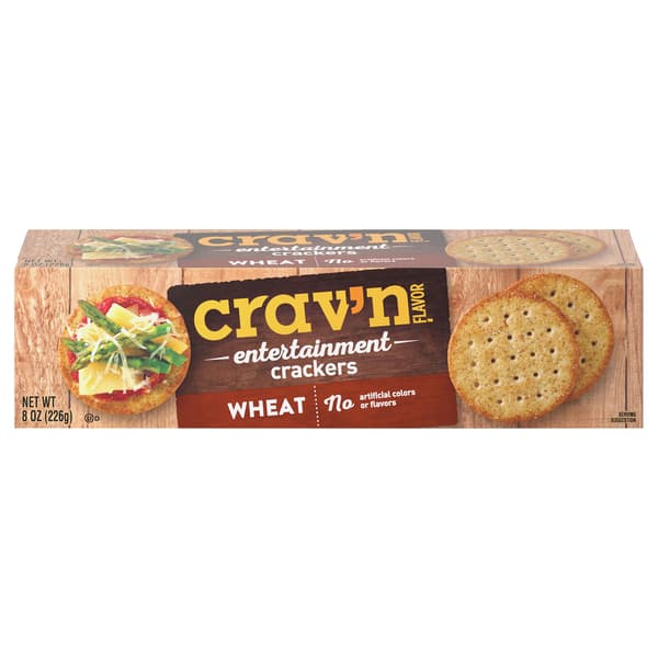 Crav'N Flavor Entertainment Wheat Crackers