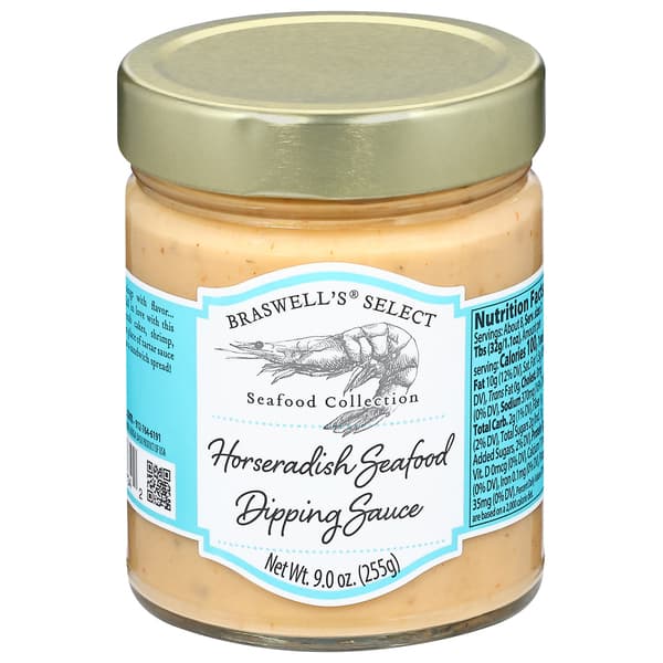 Braswells Horseradish Seafood Dipping Sauce