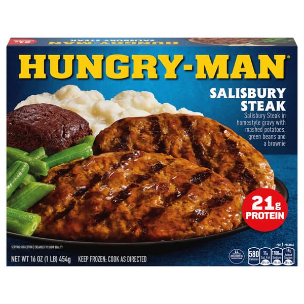 Hungryman Dinners Salisbury Steak