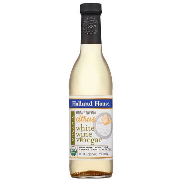 Holland House Organic Citrus White Wine Vinegar