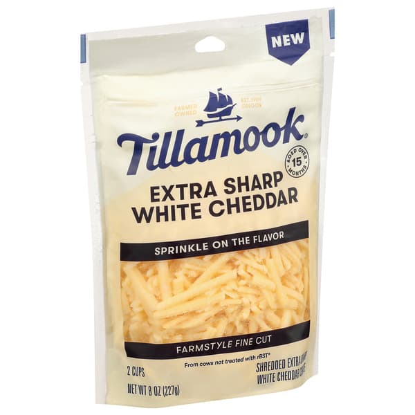 Tillamook Extra Sharp White Cheddar Fine Shredded Cheese