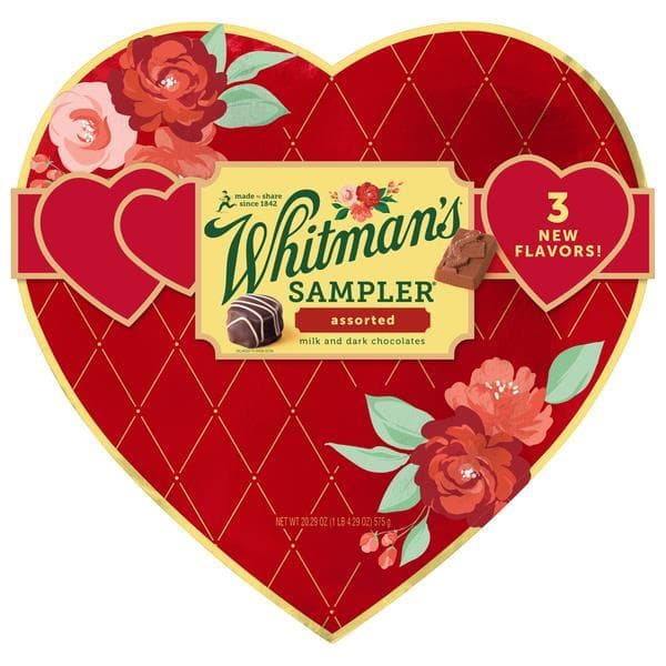 Valentine'S Day Whitman'S Assorted Sampler Heart (Where Available