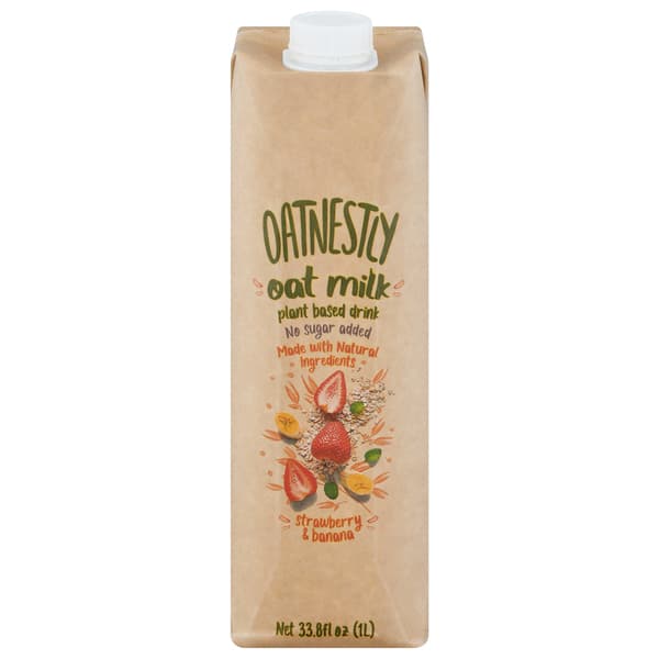 Oatnestly Strawberry & Banana Oat Milk