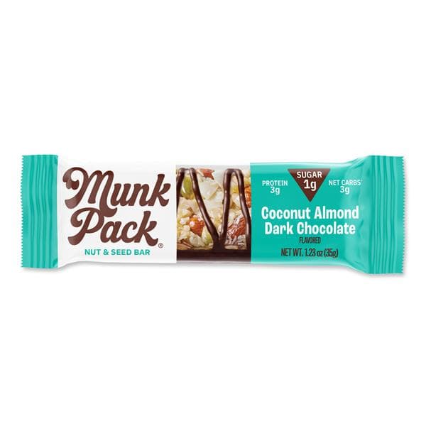 Munk Pack Keto Coconut Almond Dark Chocolate Nut & Seed Bar