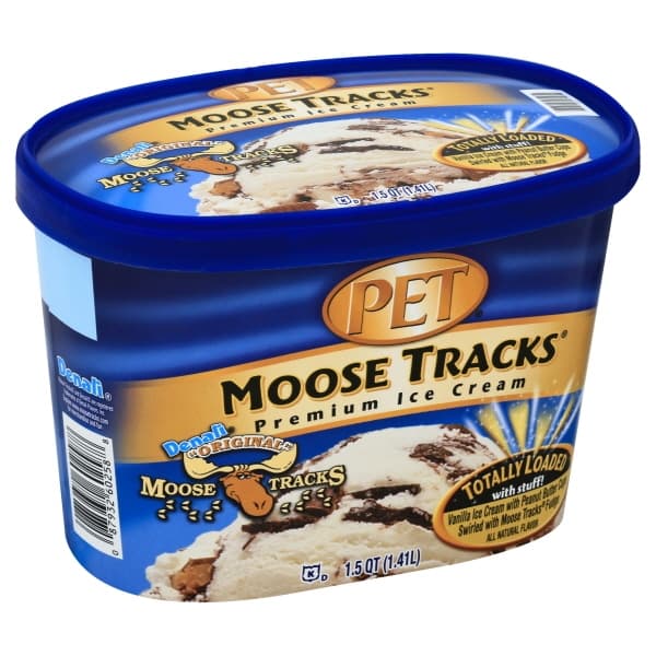 Pet Ice Cream, Premium, Moose Tracks