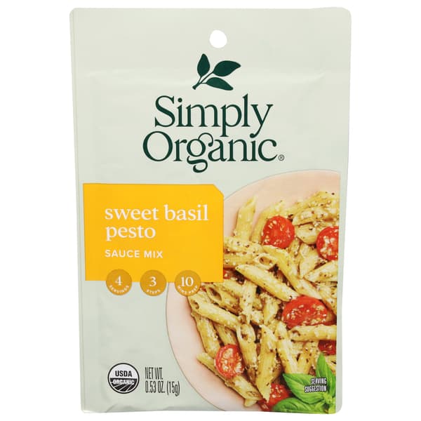 Simply Organic Sweet Basil Pesto Mix