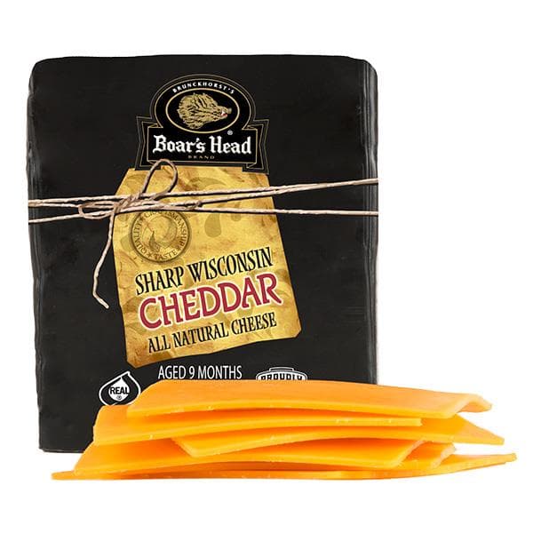 Boars Head Sharp Slicing Cheddar Cheese Yellow