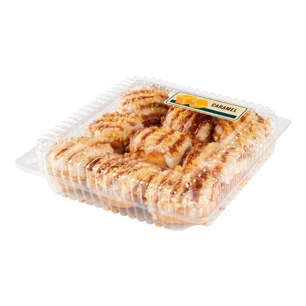 Mini Caramel Crunch Filled Doughnuts