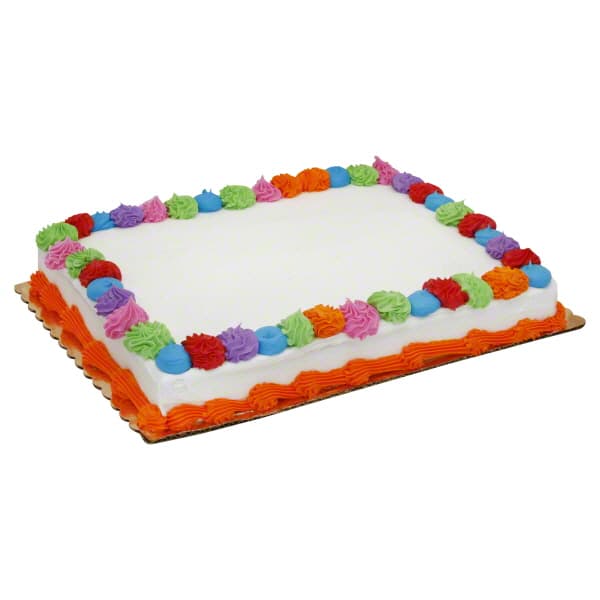 1/2 Sheet White Cake(For Special Requests 24 Hours Required