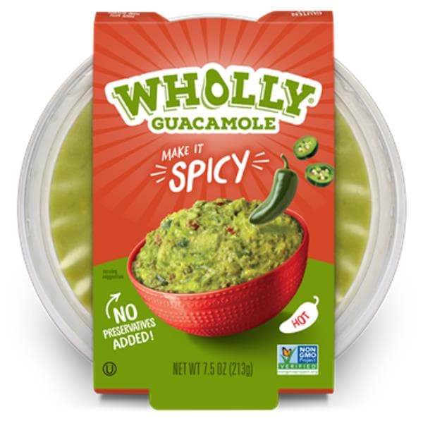 Wholly Guacamole Spicy Guacamole. Tray