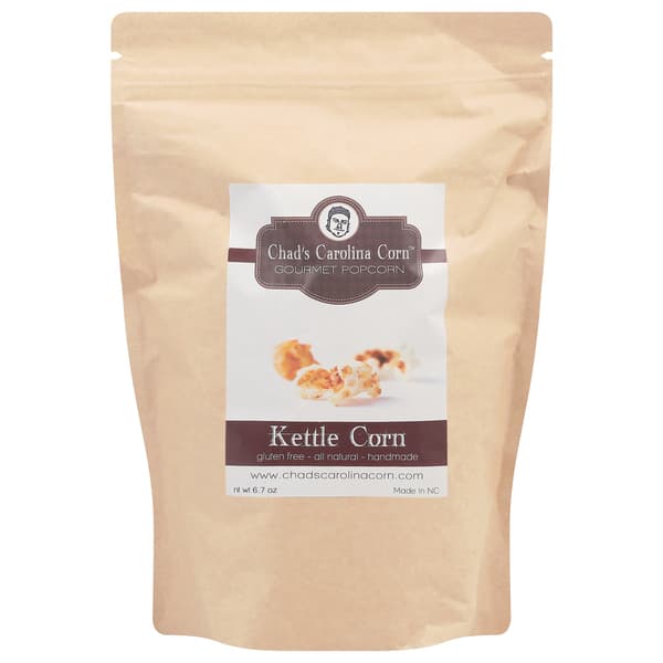 Chad'S Carolina Corn Popcorn, Gourmet, Kettle Corn