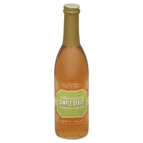 Sallies Greatest Simple Syrups Peach & Mint