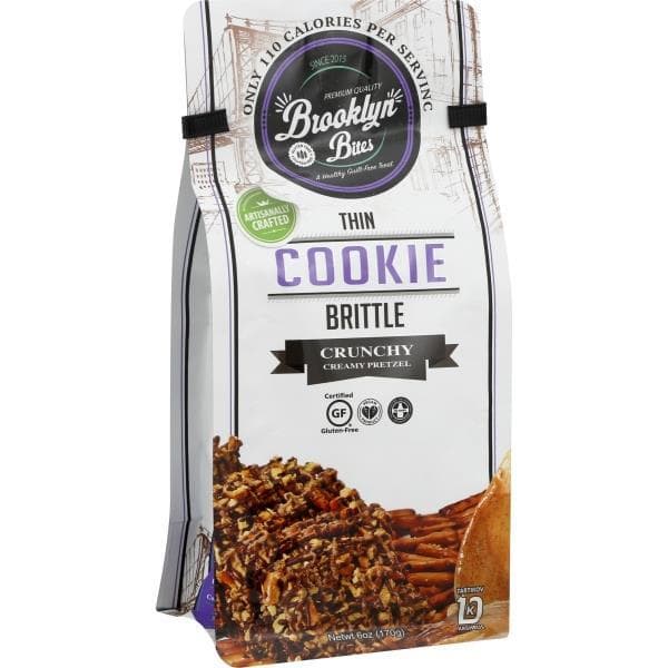 Brooklyn Bites Crunchy Choco Cookie Brittle Pretzel