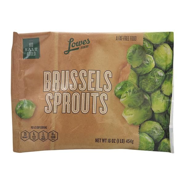 Lowes Foods Brussels Sprouts No Salt Added