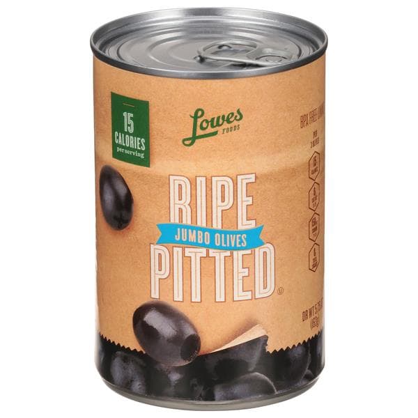 Lowes Foods Jumbo Olives California Ripe Pitted