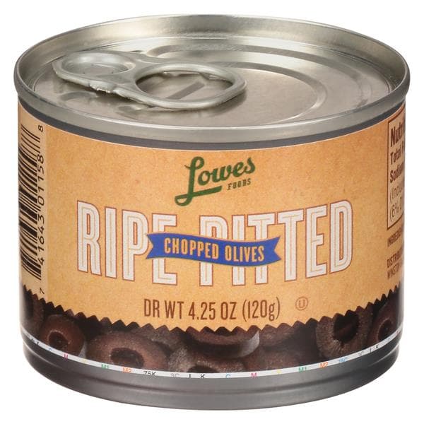 Lowes Foods California Ripe Pitted Chopped Olives
