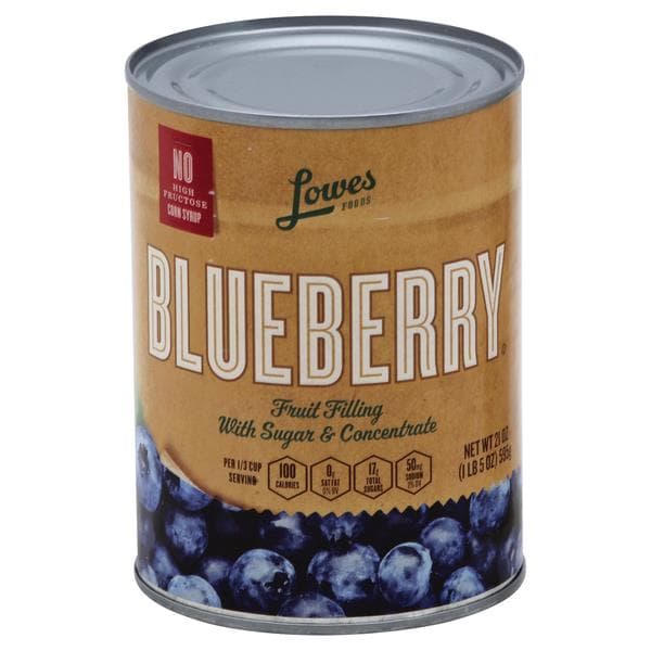 Lowes Foods Pie Filling Blueberry