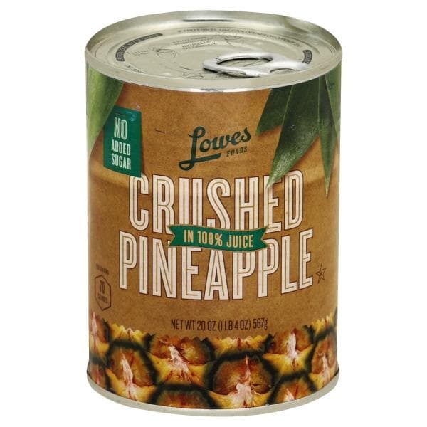 Lowes Foods Crushed Pineapple In Juice